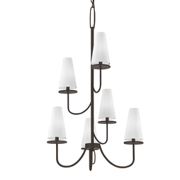 Marcel Chandelier - Textured Bronze, 43.75" H