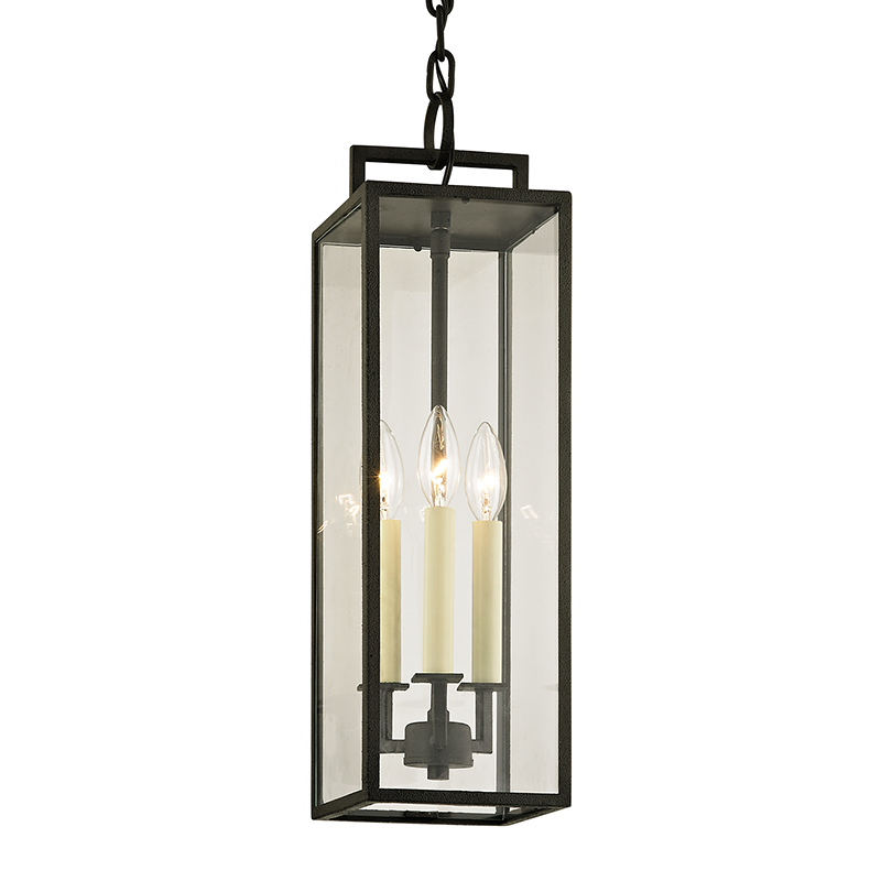 Beckham Hanging Lantern - Forged Iron