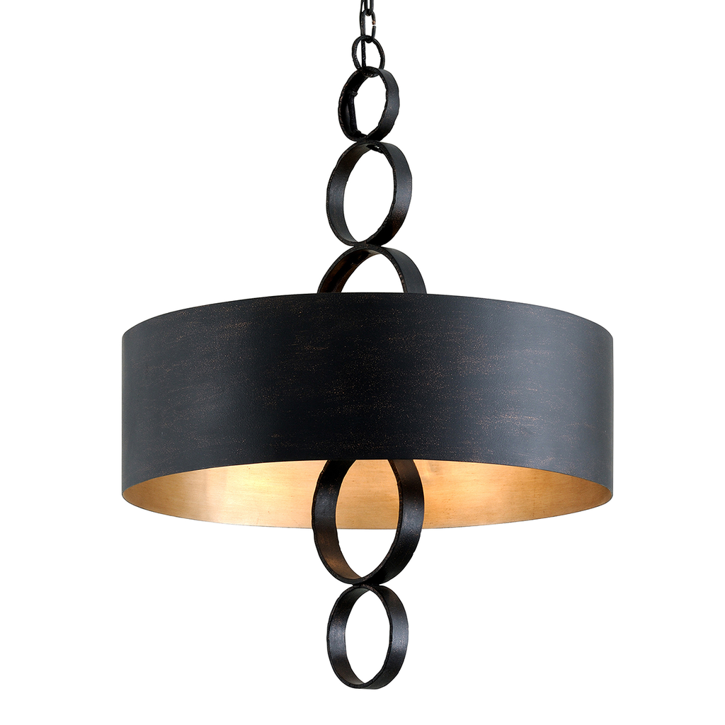 Rivington Pendant 36" - Charred Copper