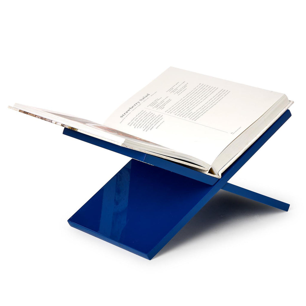 Blue Laquered Book Stand