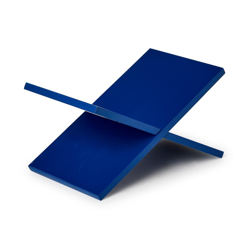 Blue Laquered Book Stand