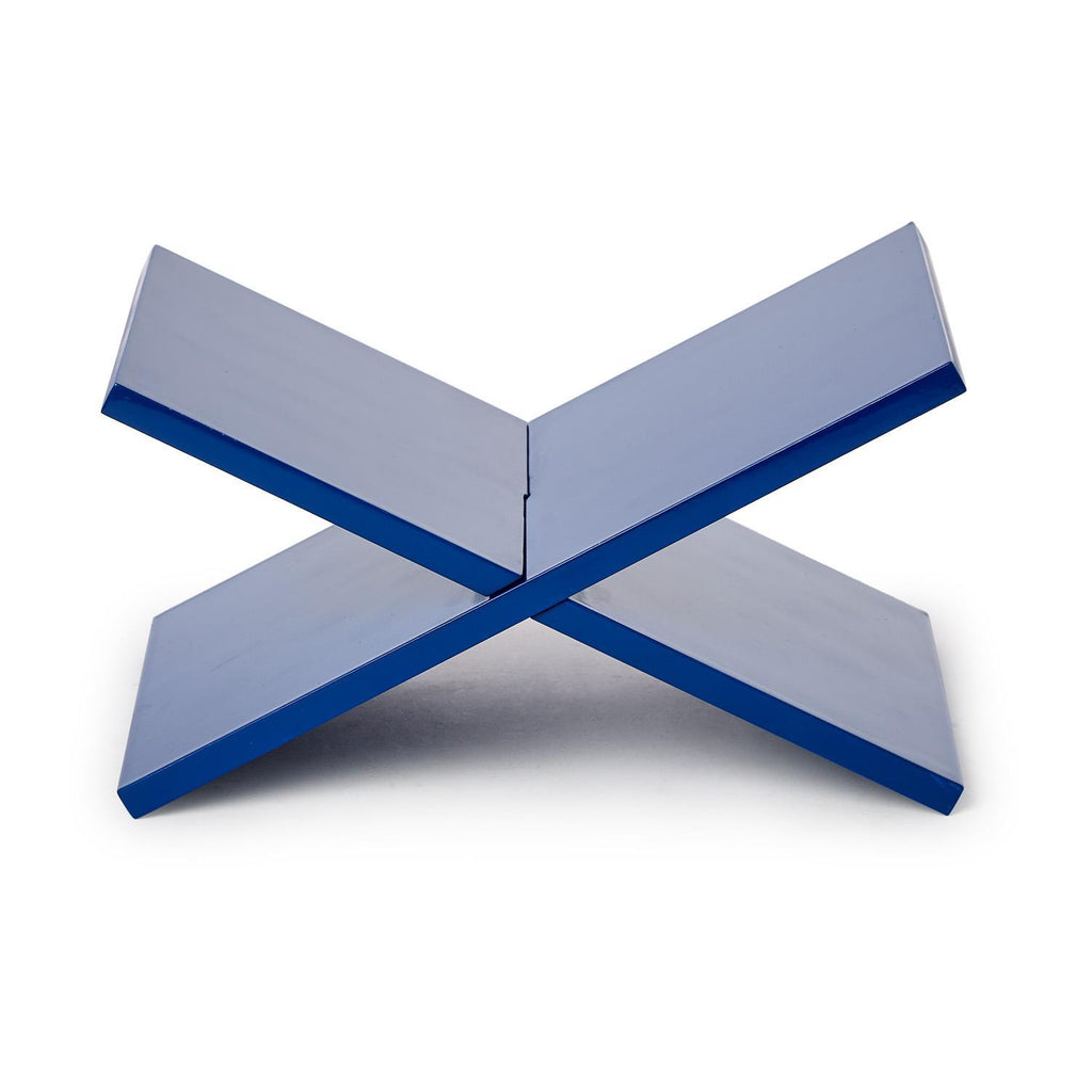 Blue Laquered Book Stand