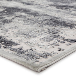 Jaipur Living Trista Abstract Gray/ White Runner Rug