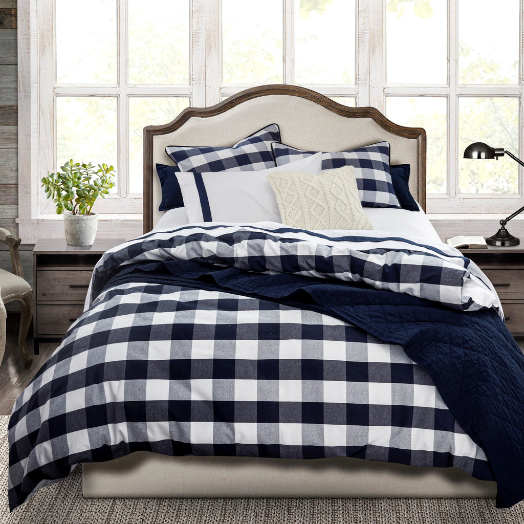 Camille Comforter Set, Twin Navy