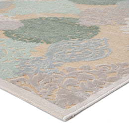 Jaipur Living Wistful Medallion Beige/ Green Runner Rug