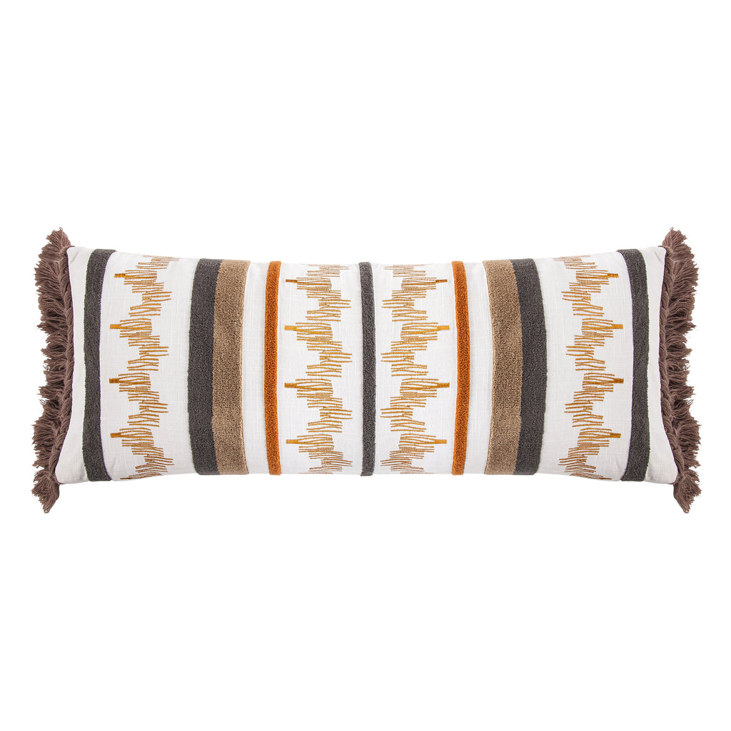 Aria Embroidery Lumbar Pillow