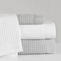 Waffle Weave Coverlet, Twin White