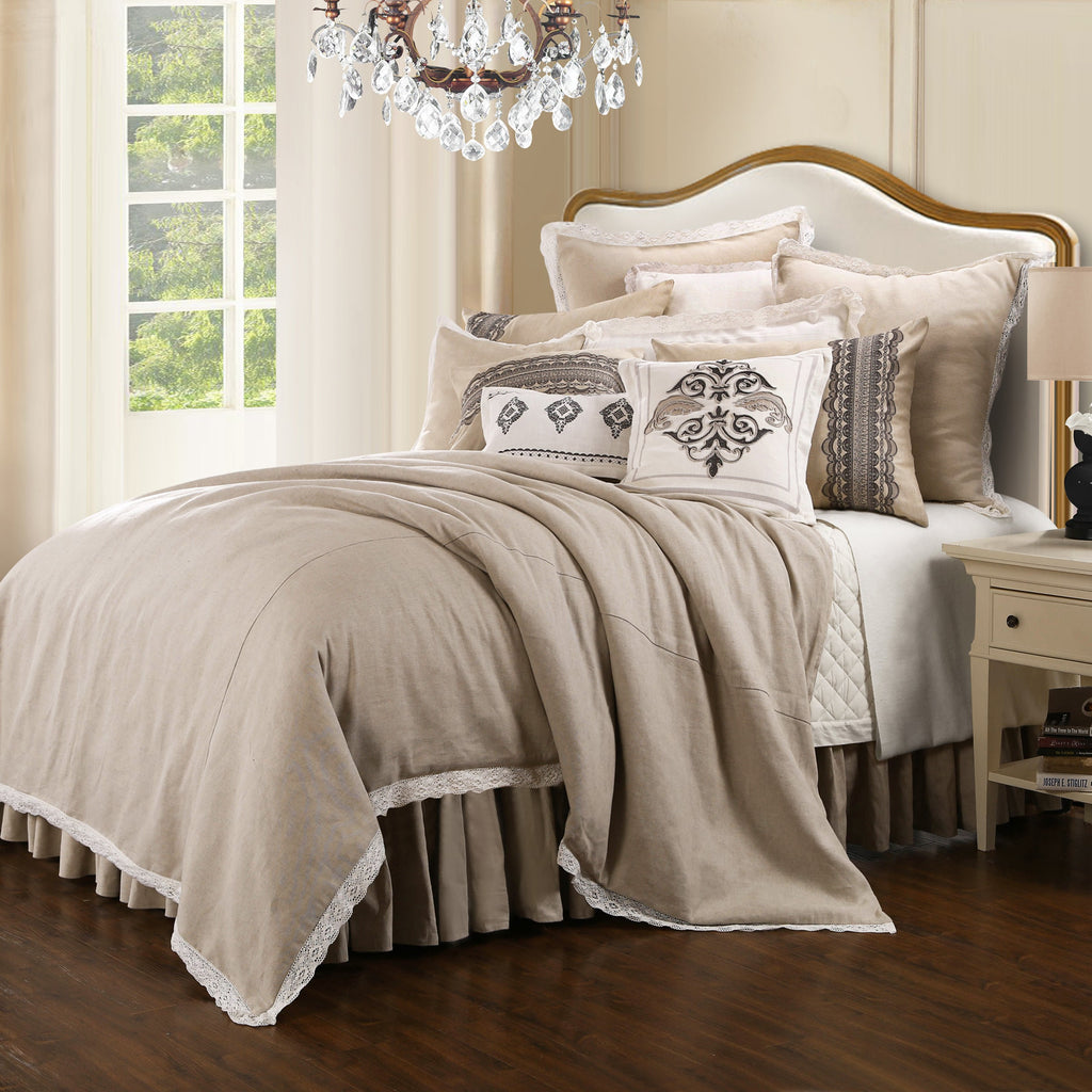 4-PC Charlotte Comforter Set, Super Queen