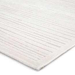 Jaipur Living Linea Abstract White Runner Rug