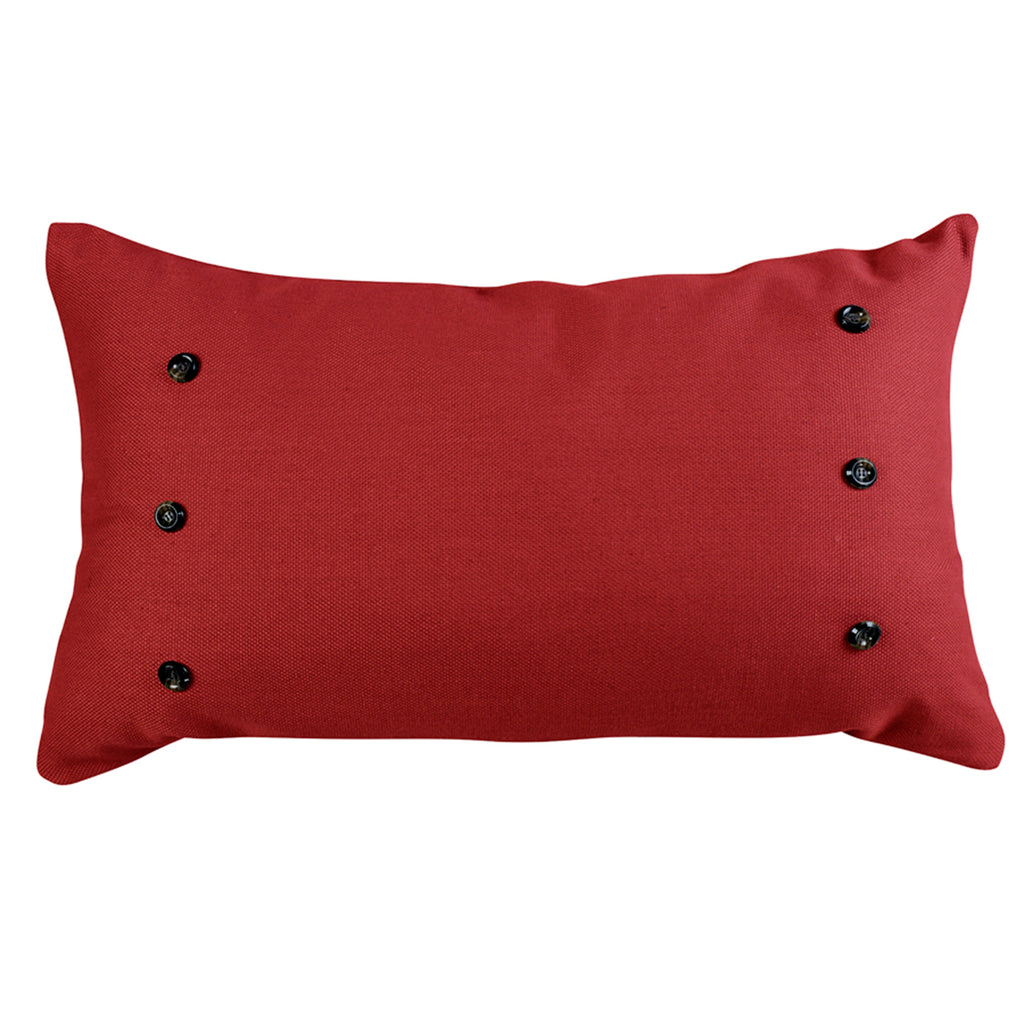 Prescott Large Pillow, 21x34 Red