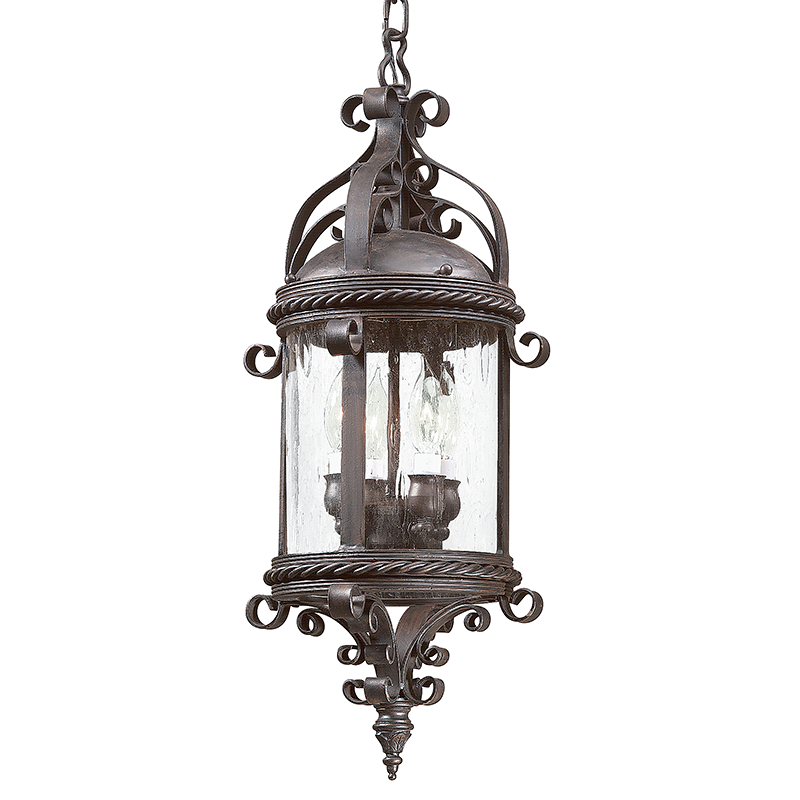 Pamplona Hanging Lantern - Old Bronze