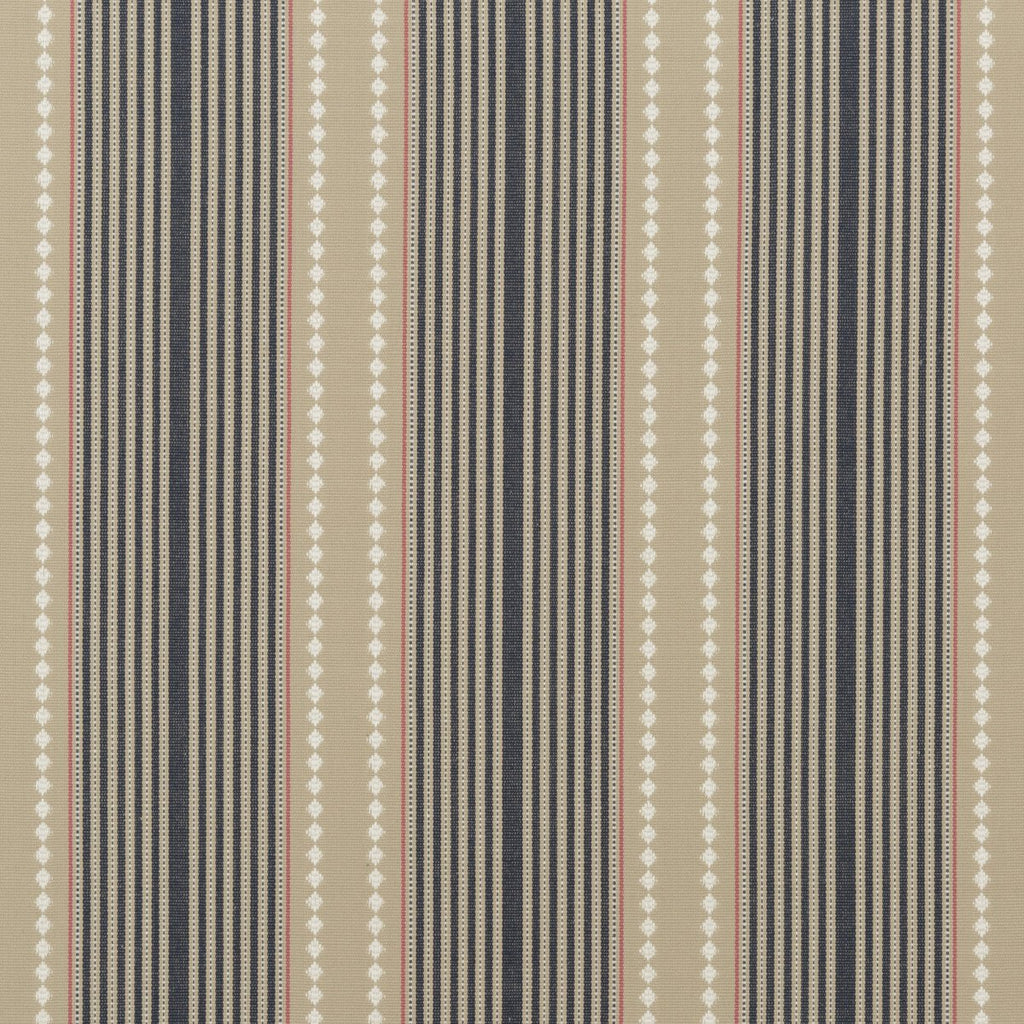 Brighton Stripe - Indigo/Linen