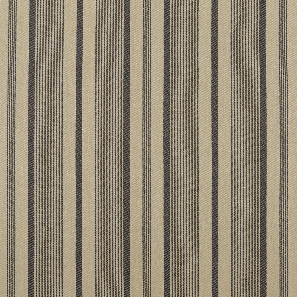 College Stripe - Ebony/Linen