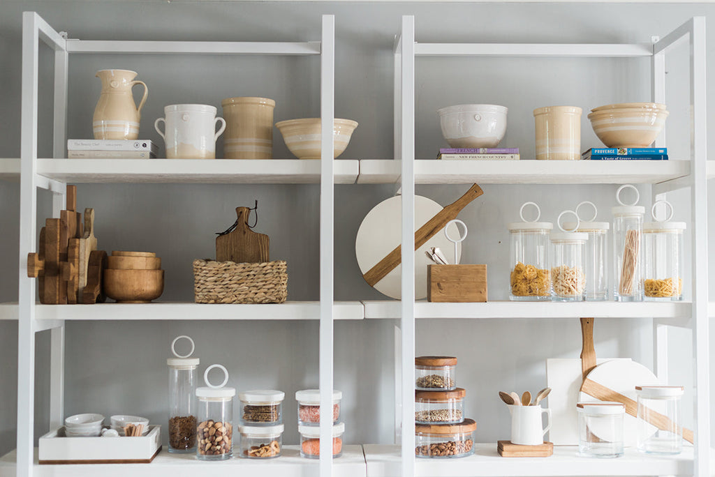 White with White, Pantry Shelf Unit, Tall