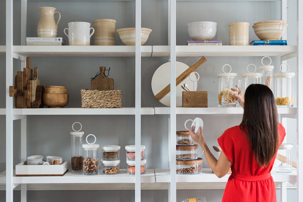 White with White, Pantry Shelf Unit, Tall