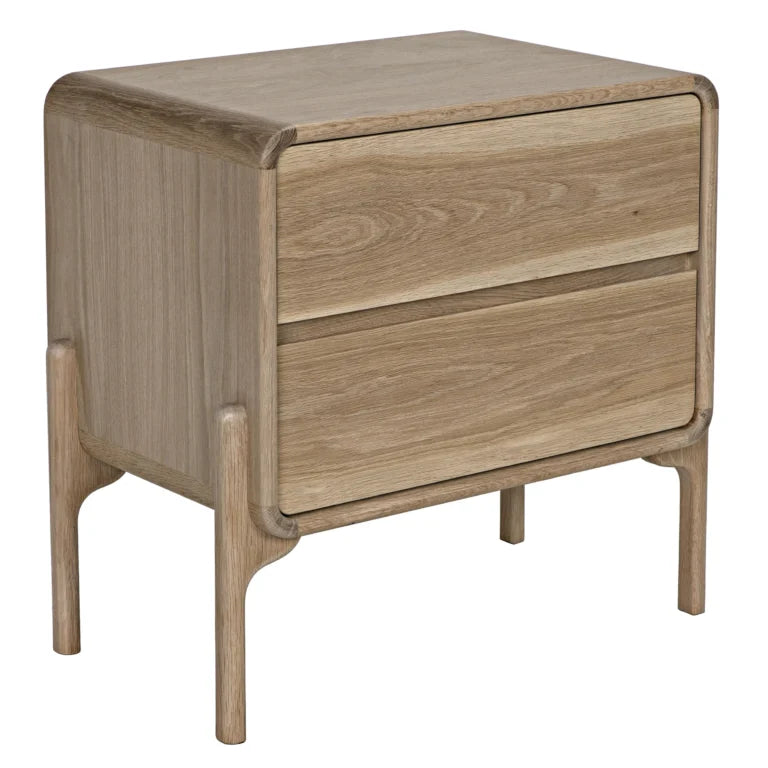 Fonda Nightstand, Natural Oak