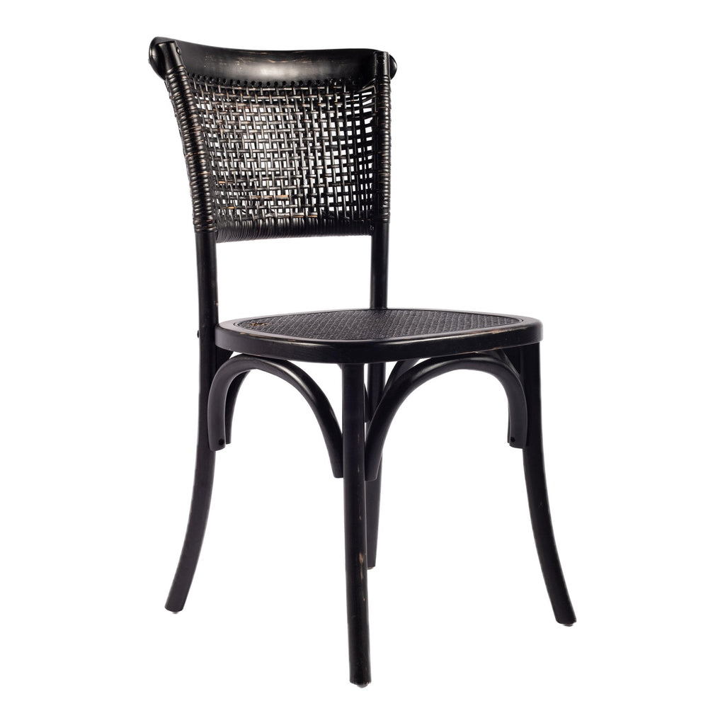 Churchill Dining Chair, Black, Set of 2