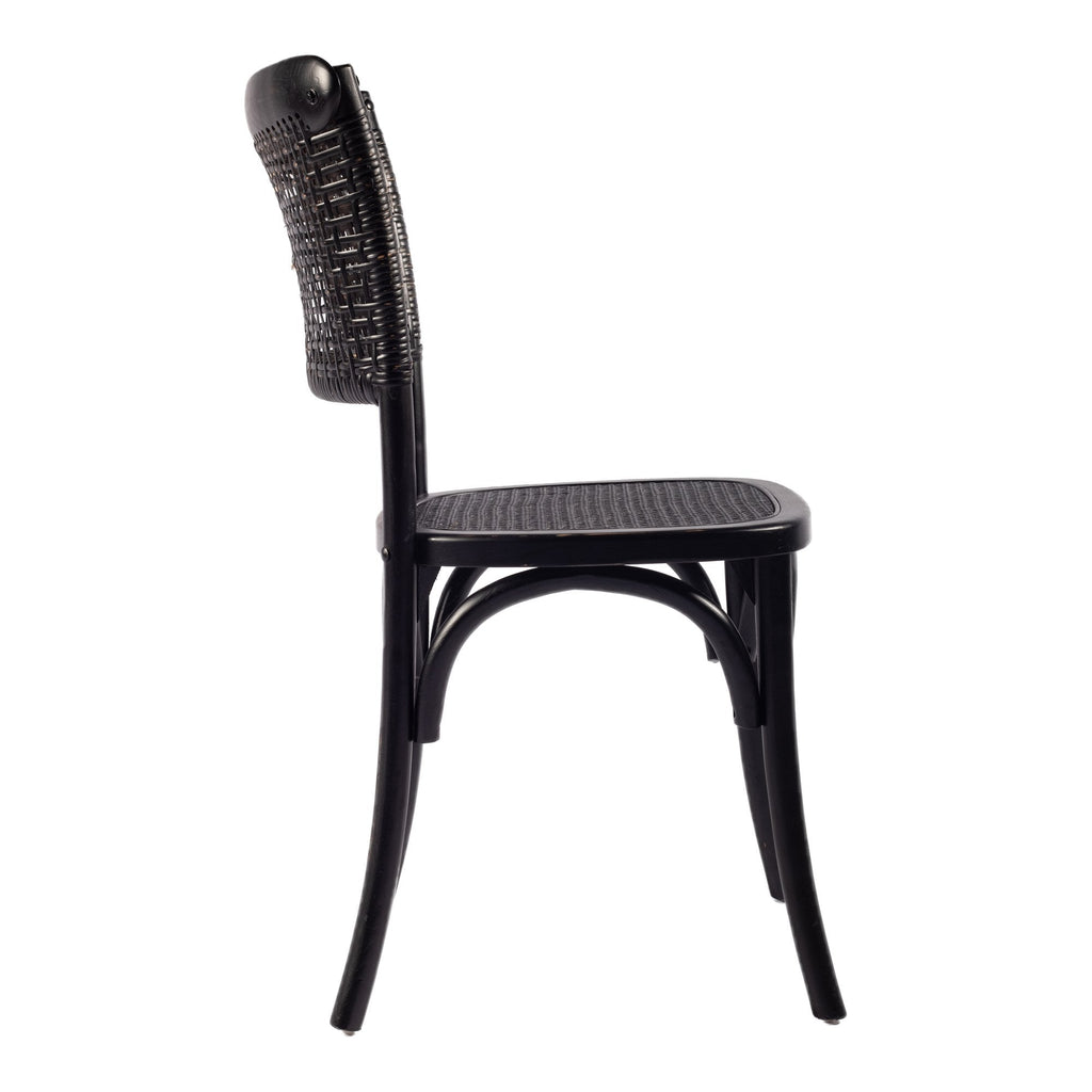 Churchill Dining Chair, Black, Set of 2