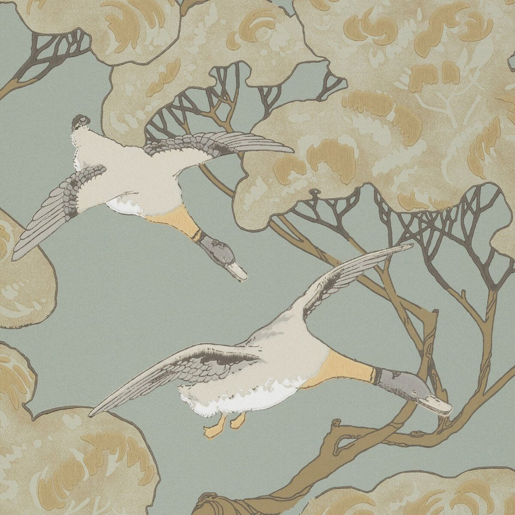 Flying Ducks - Slate Blue