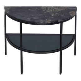 Aurora Side Table Black Marble