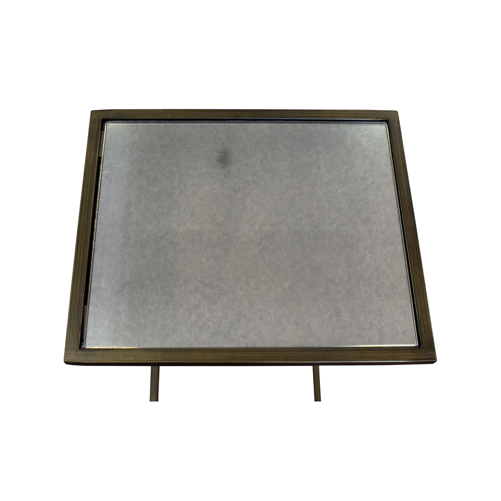 Bronze Rectangular Top Cigar Table