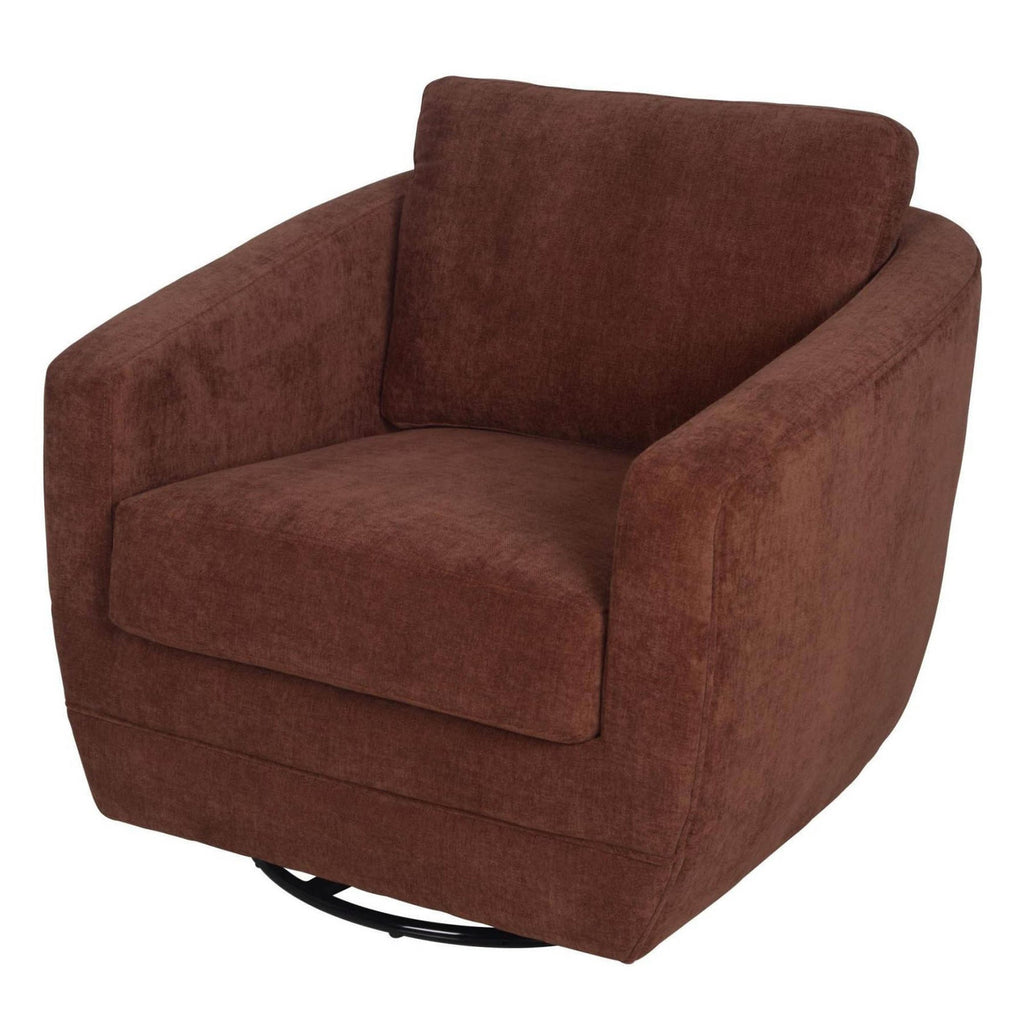 Baltimo Swivel Glider, Deep Rust