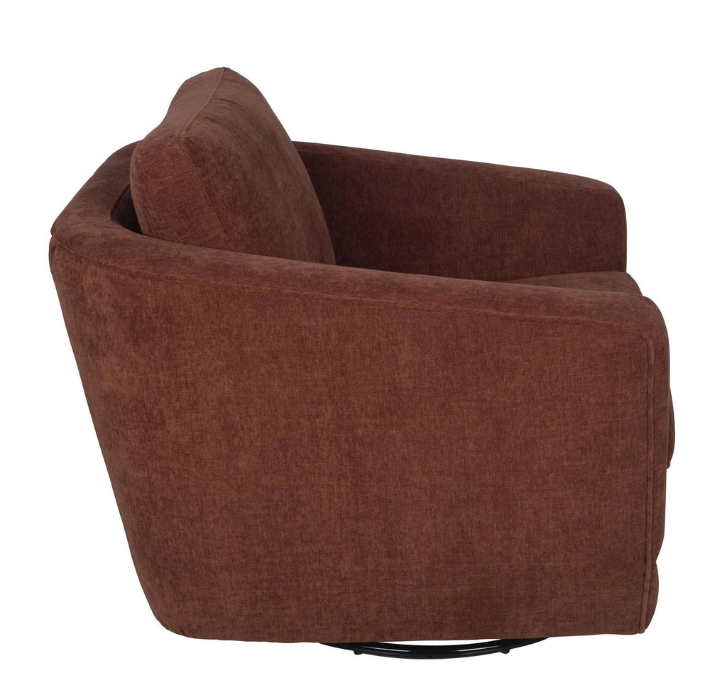 Baltimo Swivel Glider, Deep Rust