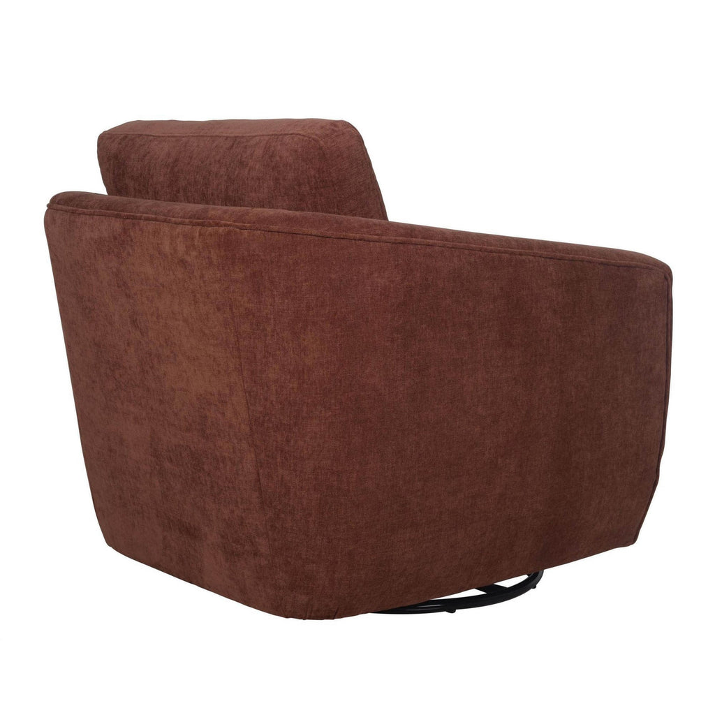 Baltimo Swivel Glider, Deep Rust