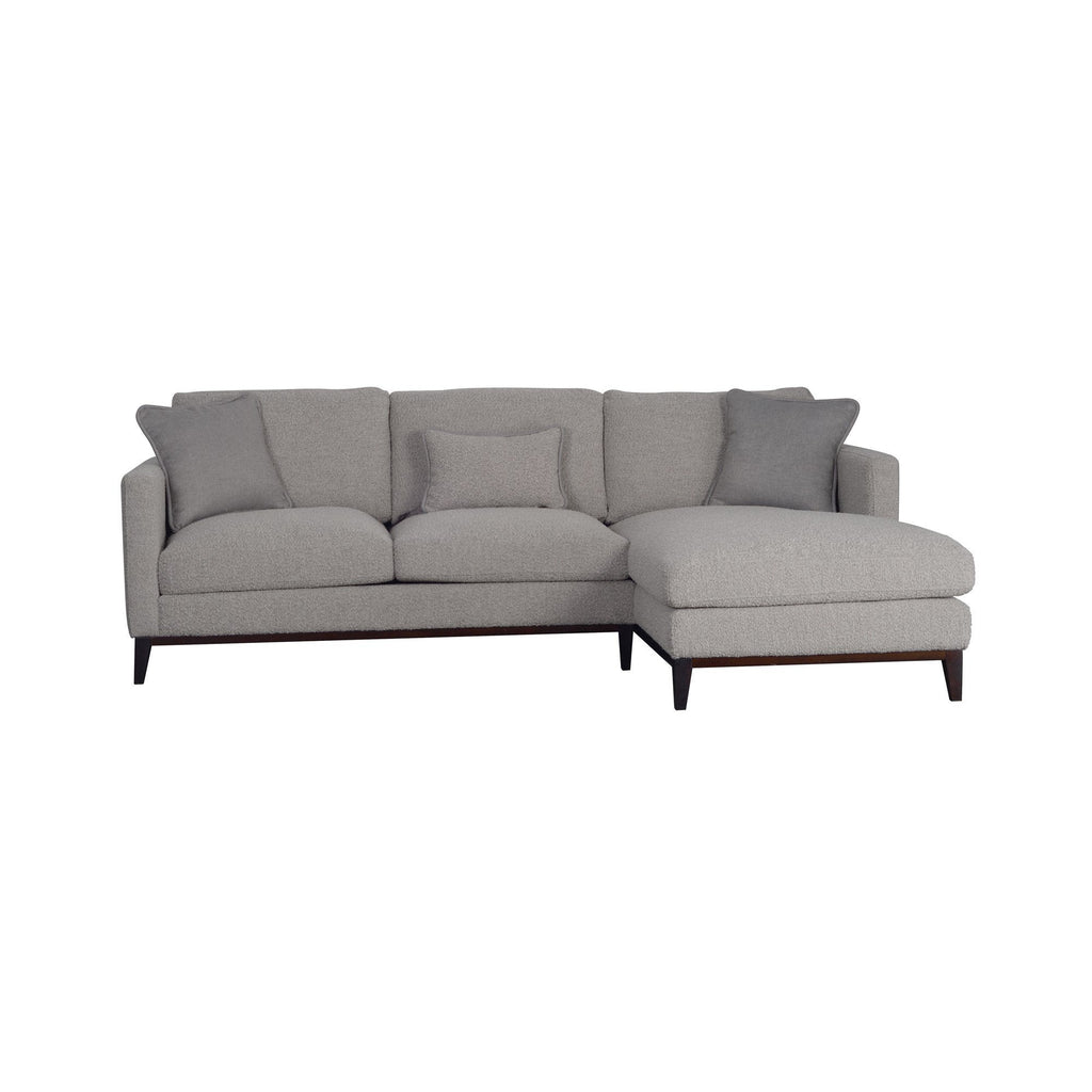 Burbank Right Sectional Sofa - Grey