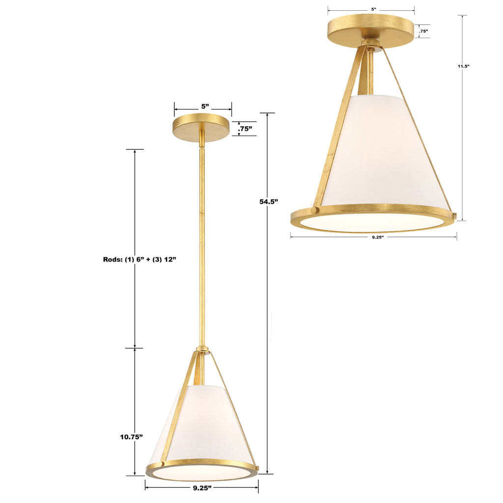 Fulton 1 Light Mini Pendant