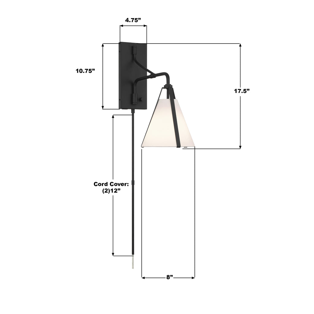 Fulton 1 Light Task Sconce