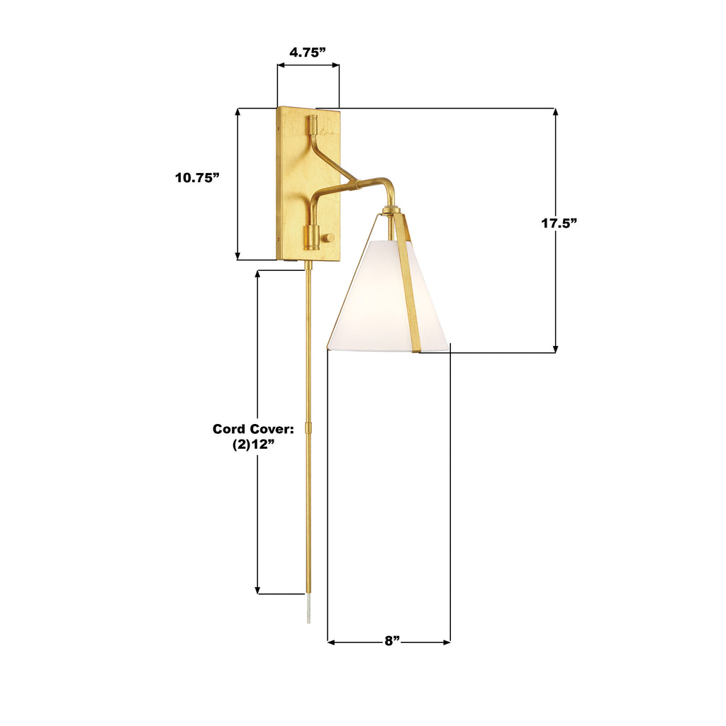 Fulton 1 Light Task Sconce