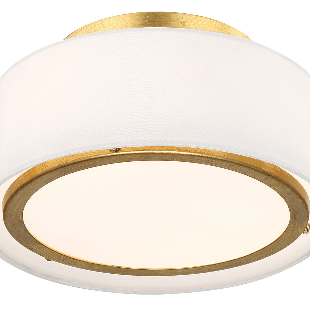 Fulton 2 Light Semi Flush