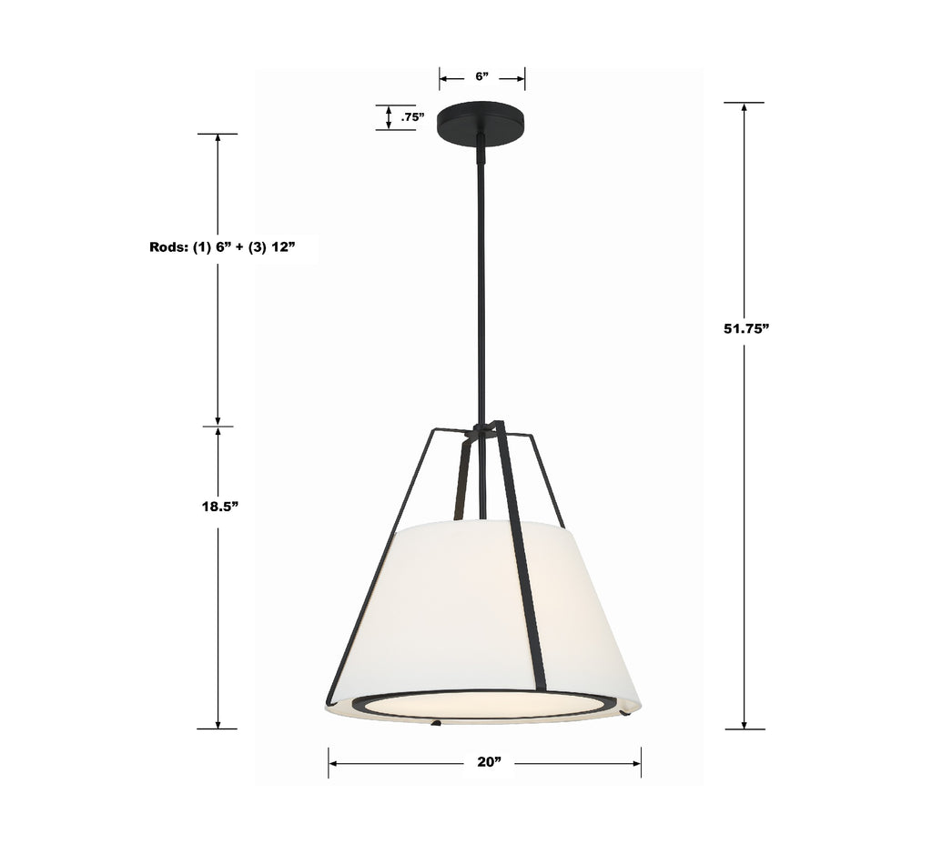 Fulton 3 Light Pendant