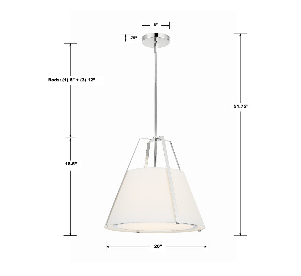 Fulton 3 Light Pendant