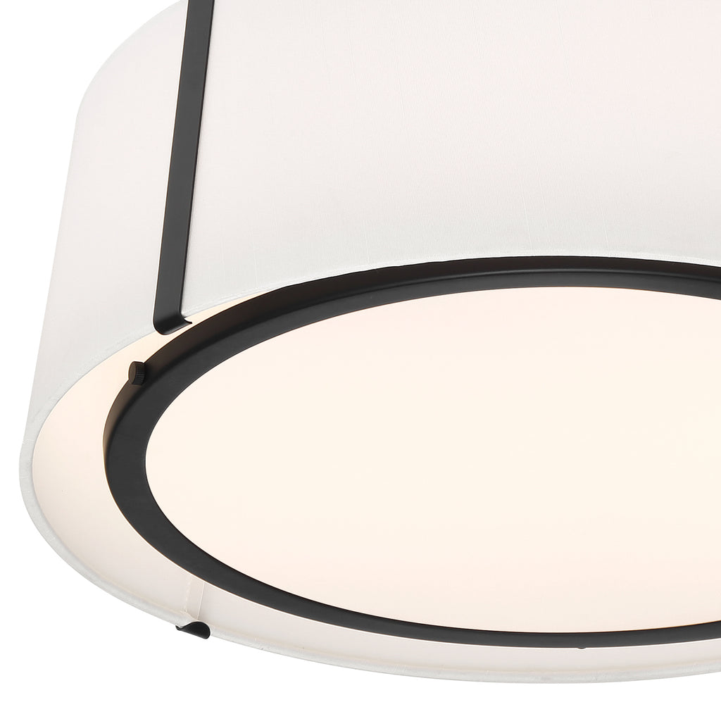 Fulton 3 Light Semi Flush