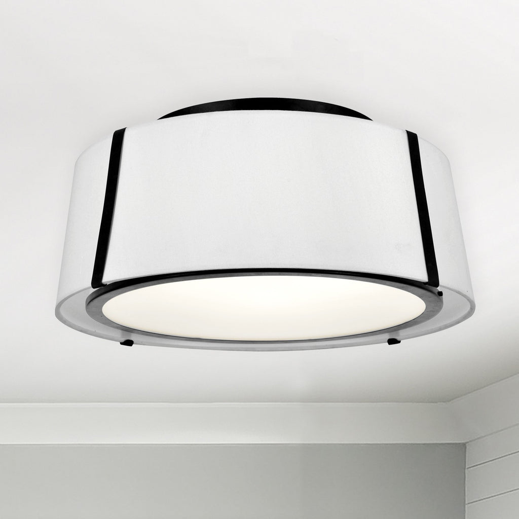 Fulton 3 Light Semi Flush