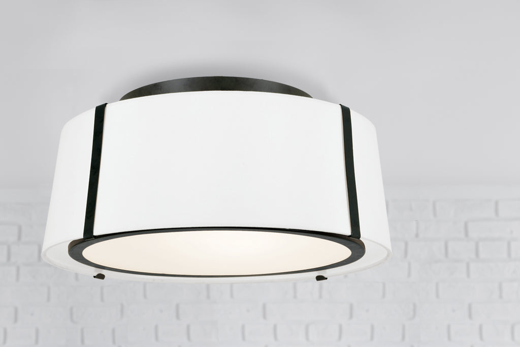 Fulton 3 Light Semi Flush