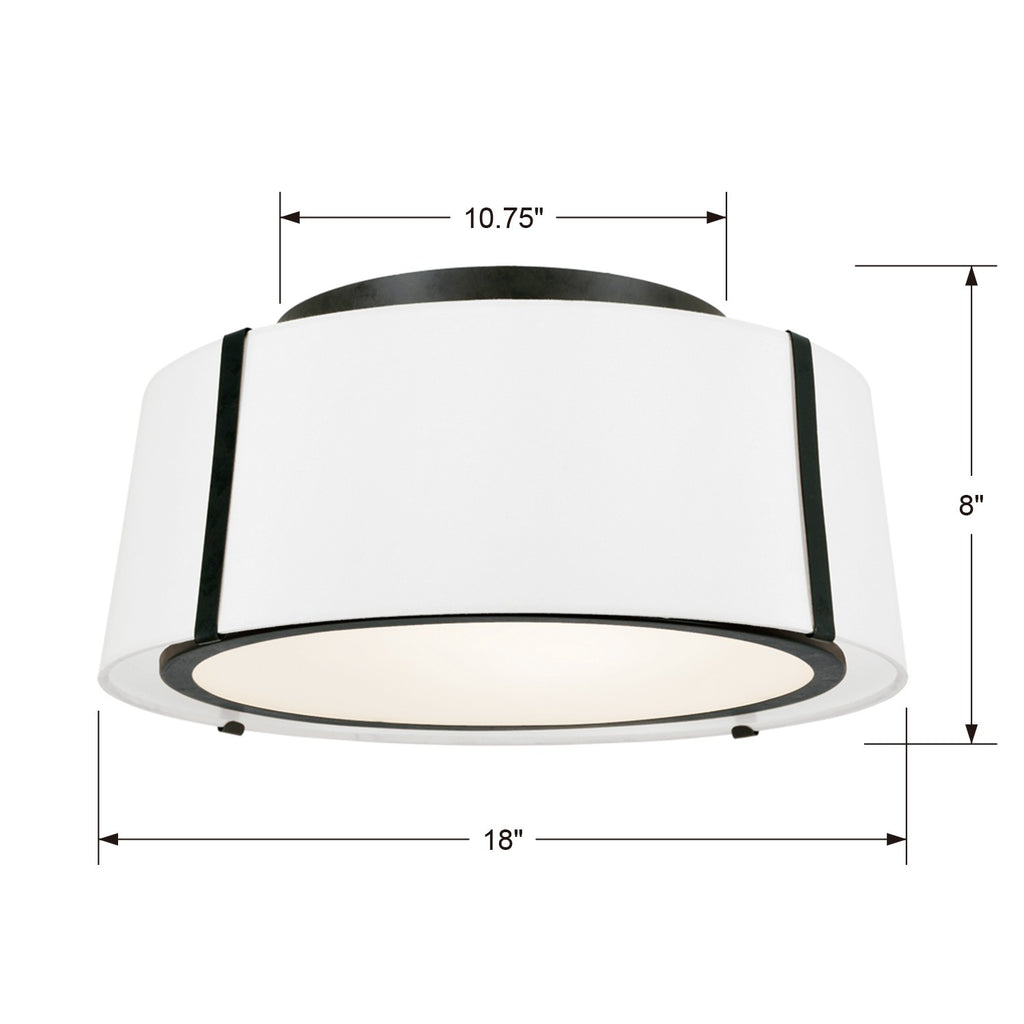 Fulton 4 Light Linear Oval Chandelier