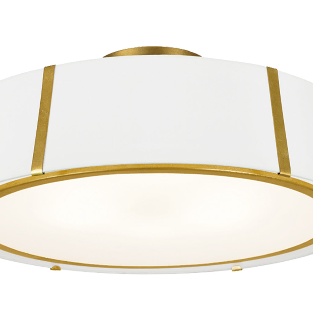 Fulton 3 Light Semi Flush