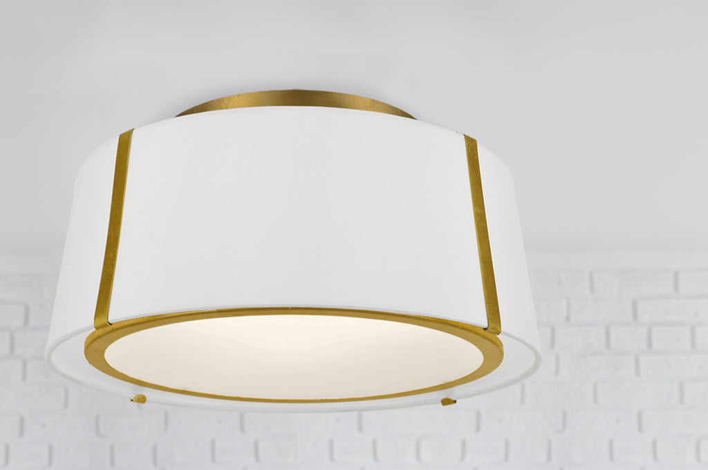 Fulton 3 Light Semi Flush