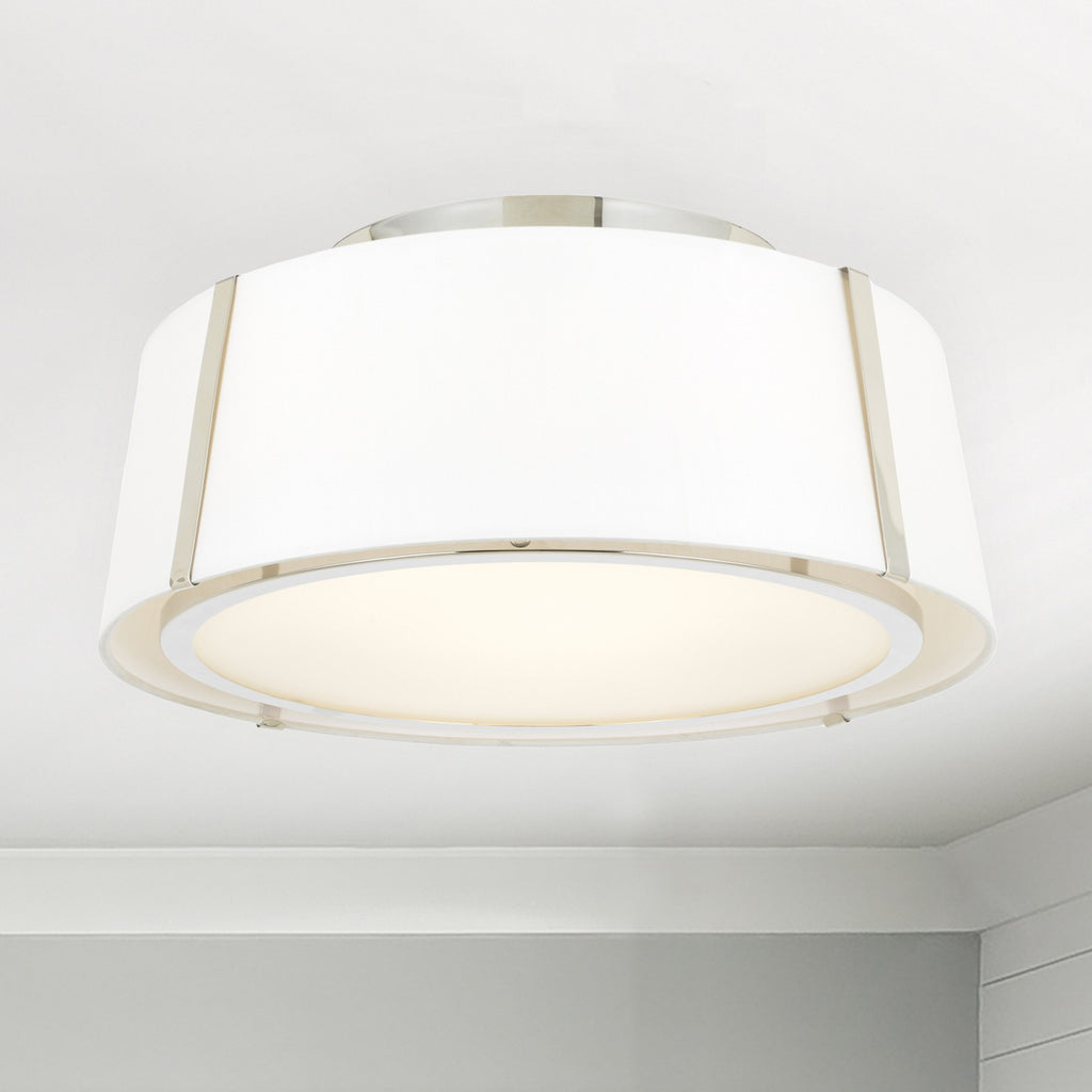 Fulton 3 Light Semi Flush