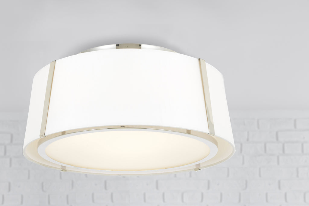 Fulton 3 Light Semi Flush