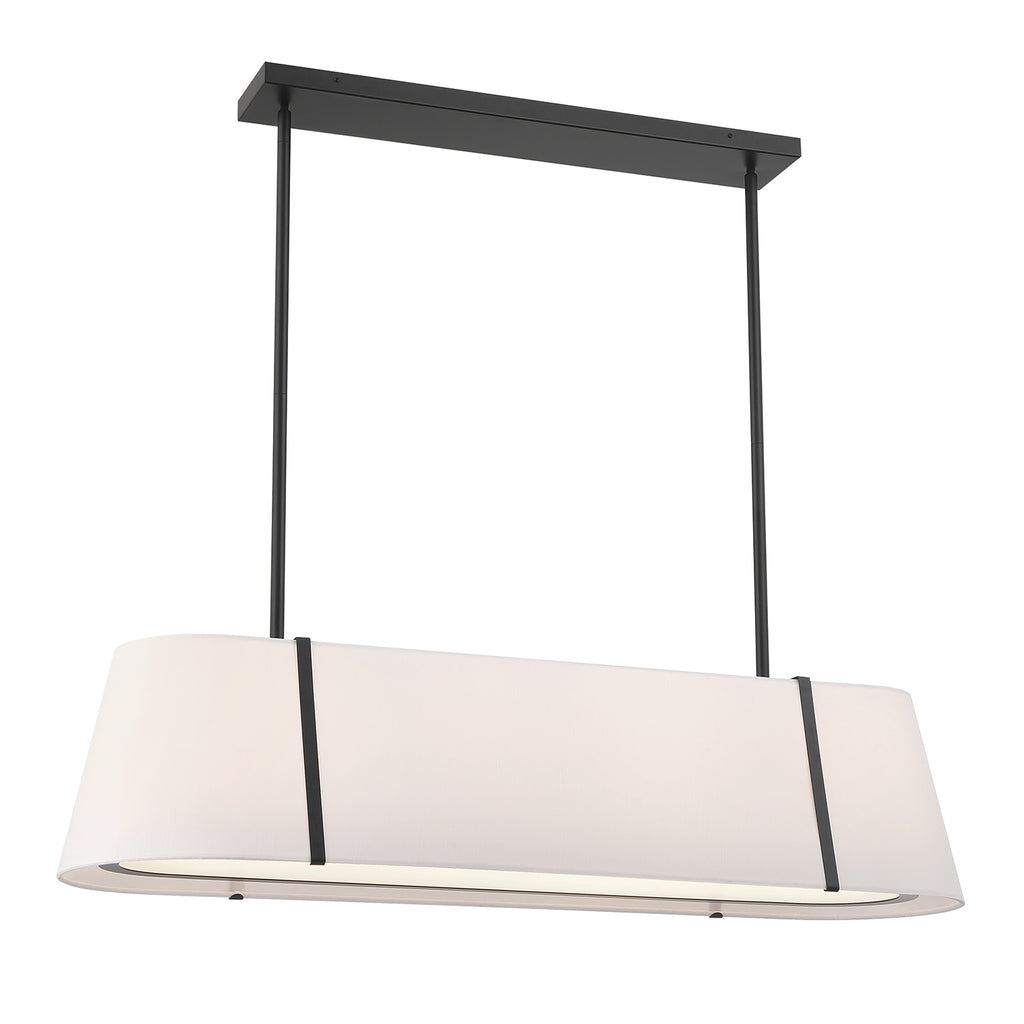 Fulton 4 Light Linear Oval Chandelier