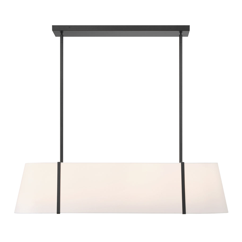 Fulton 4 Light Linear Oval Chandelier