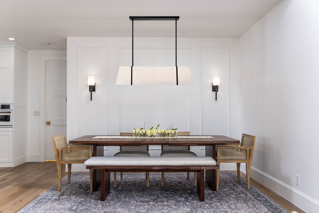 Fulton 4 Light Linear Oval Chandelier