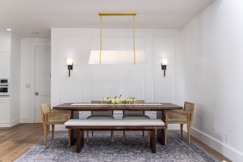 Fulton 4 Light Linear Oval Chandelier