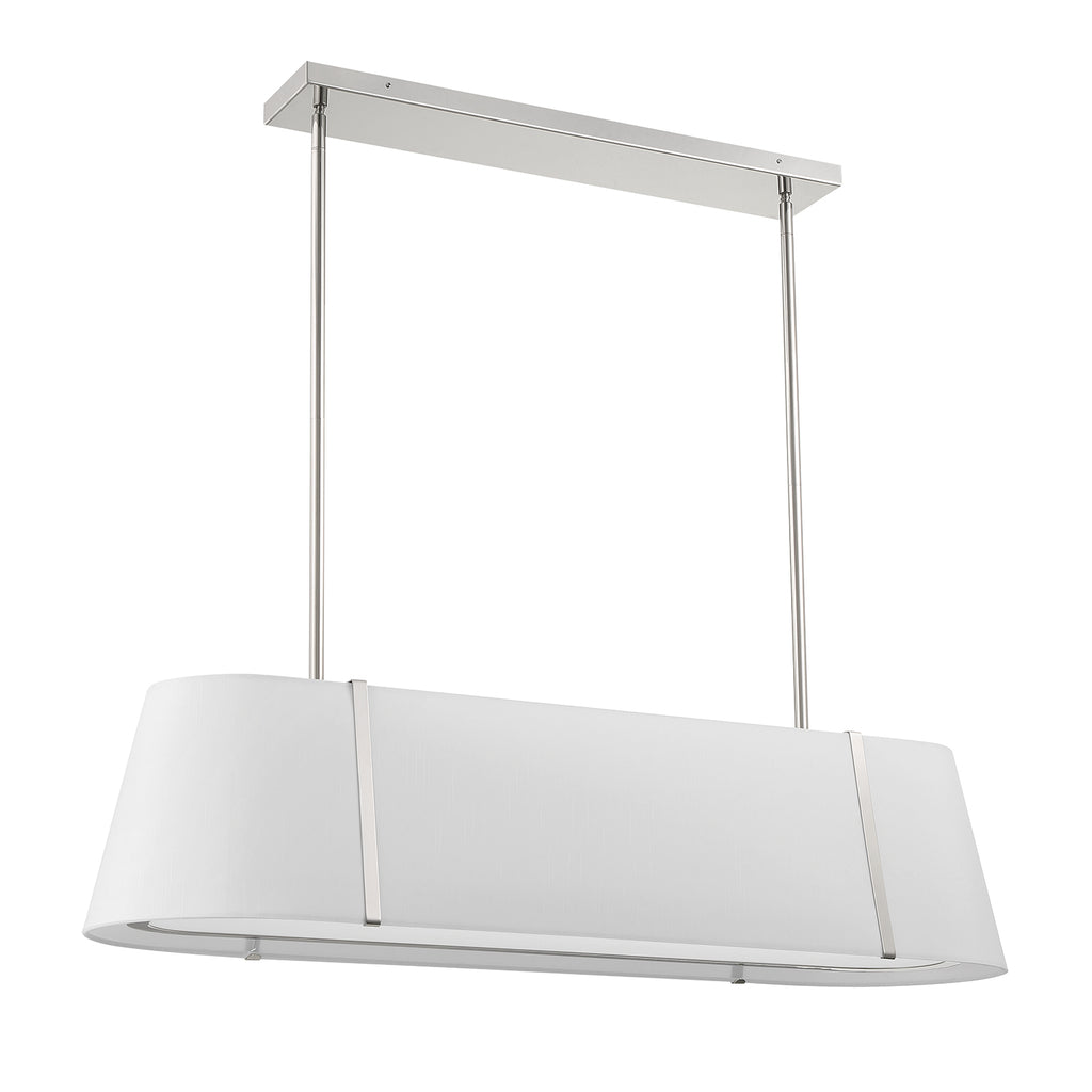 Fulton 4 Light Linear Oval Chandelier