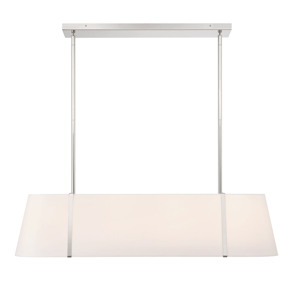 Fulton 4 Light Linear Oval Chandelier