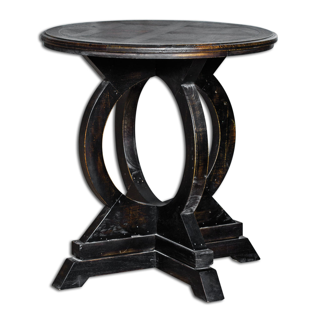 Maiva Black Side Table